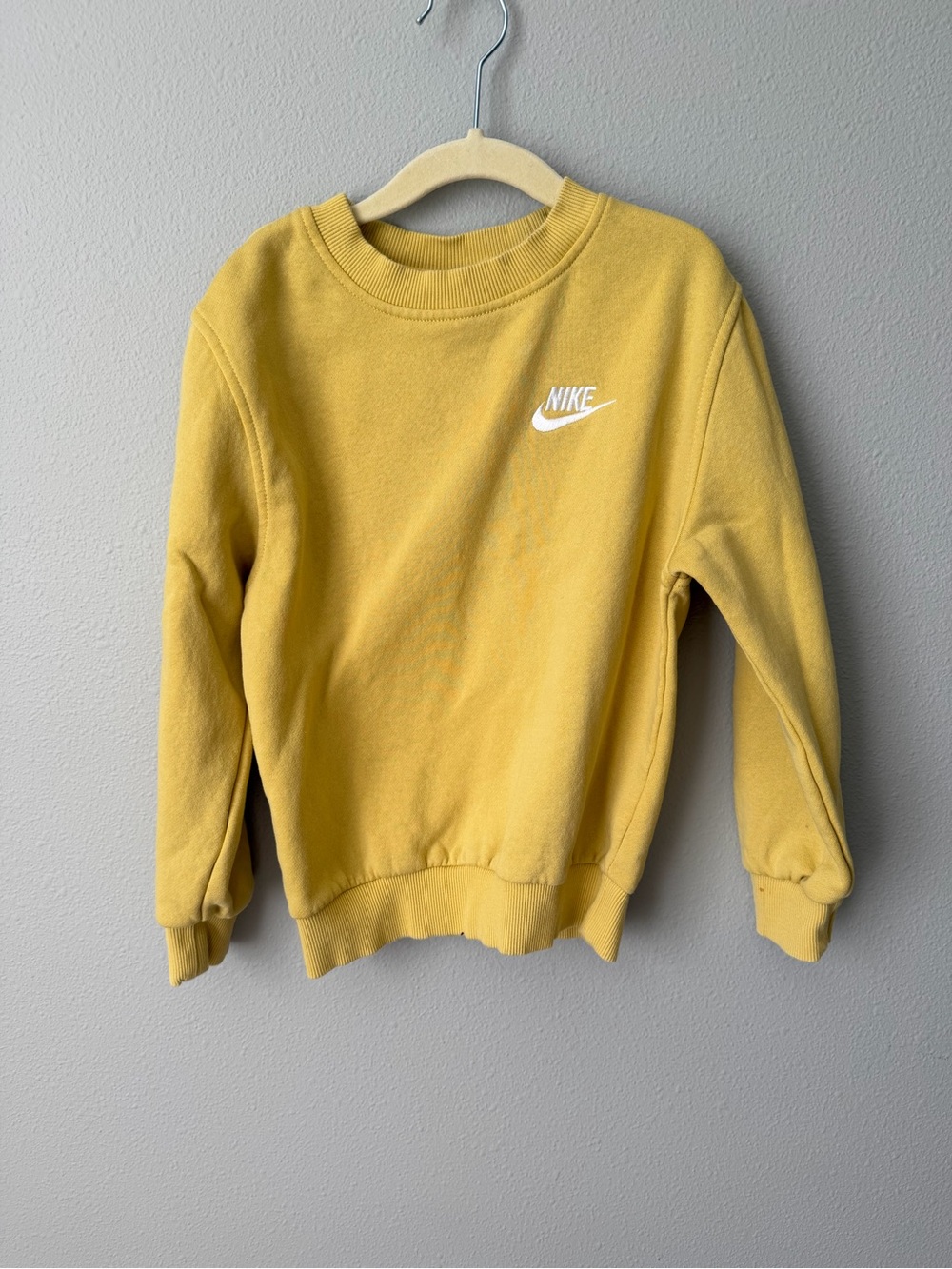 Nike Yellow Crewneck Sweatshirt XS